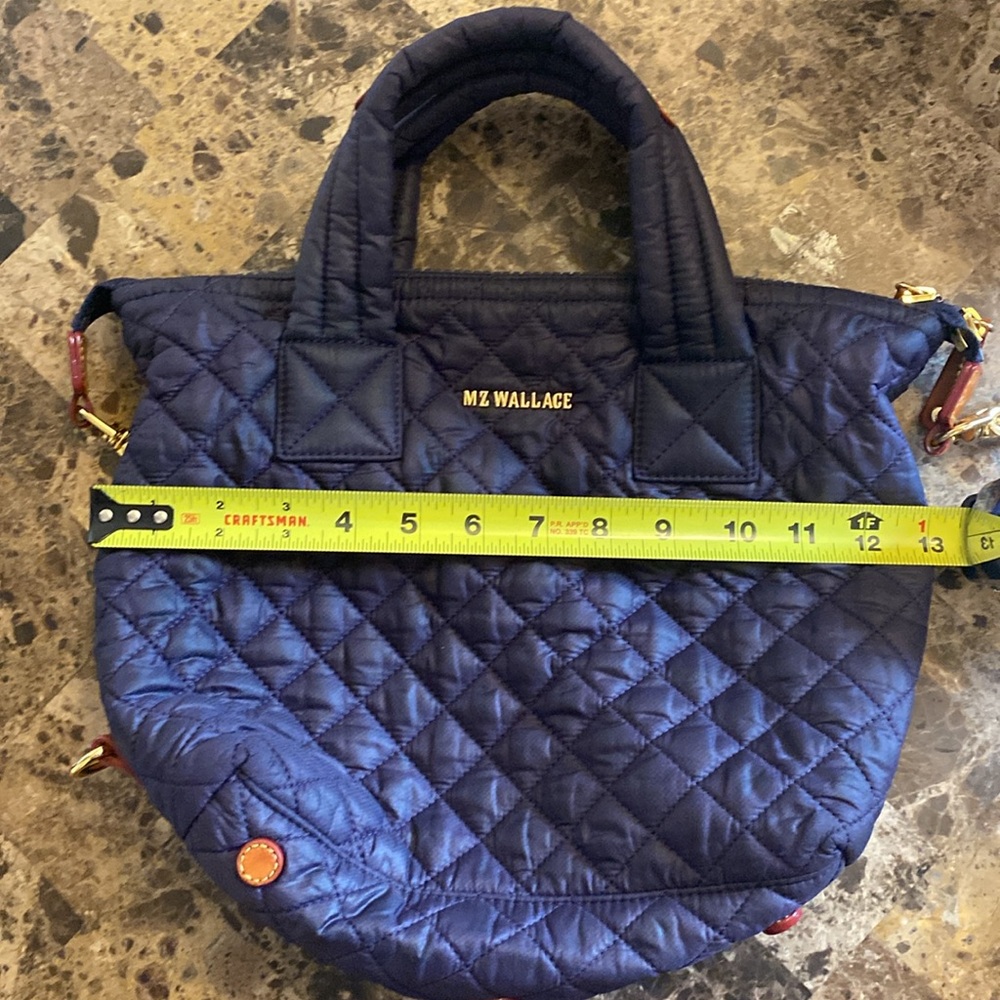 MZ Wallace Small Sutton Deluxe Bag in Boysenberry, Complete Set - Picture 14 of 15